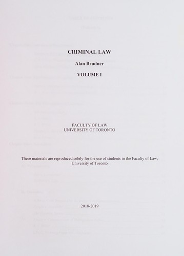 Criminal law