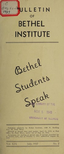 Bethel students speak