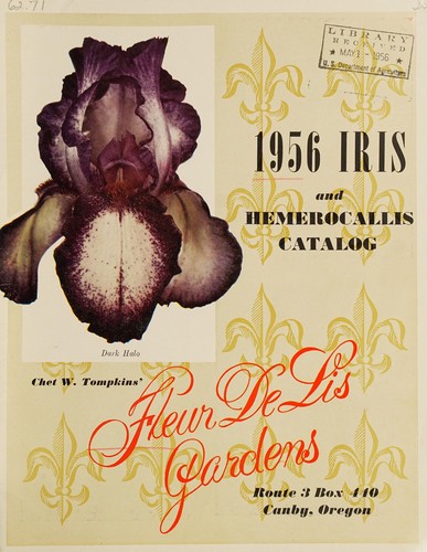 1956 iris and hemerocallis catalog