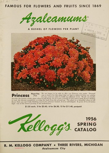 Kellogg's 1956 spring catalog