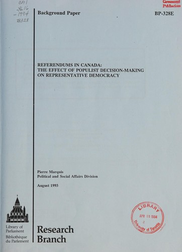 Referendums in Canada