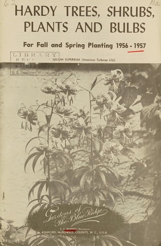 Hardy trees, shrubs, plants and bulbs