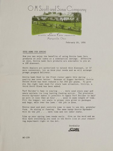 Good news for spring