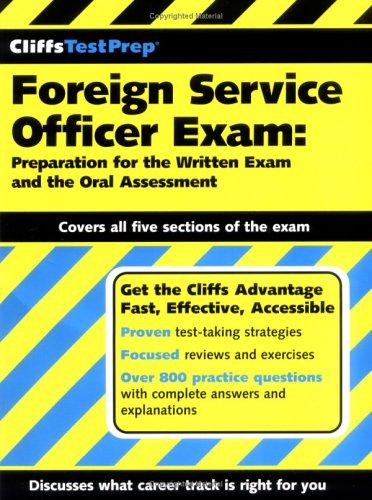 CliffsTestPrep foreign service officer exam