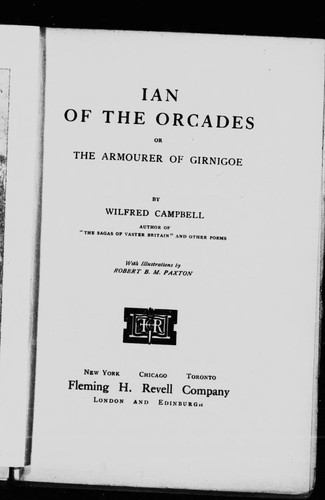 Ian of the Orcades, or, The armourer of Girnigoe