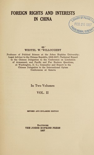 Foreign rights and interests in China