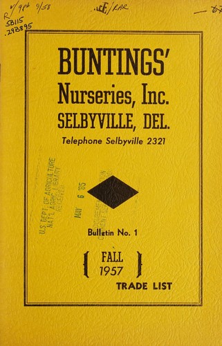 Fall 1957, trade list