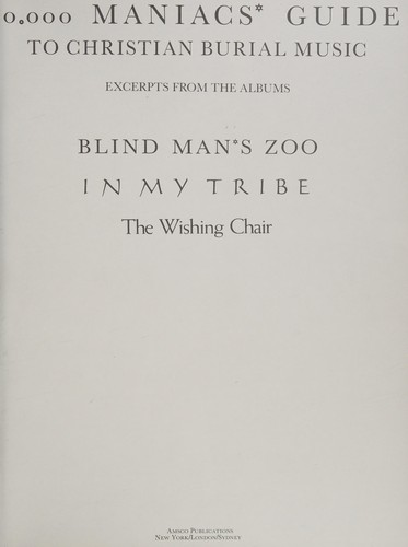 10,000 Maniacs Guide To Christian Burial Music