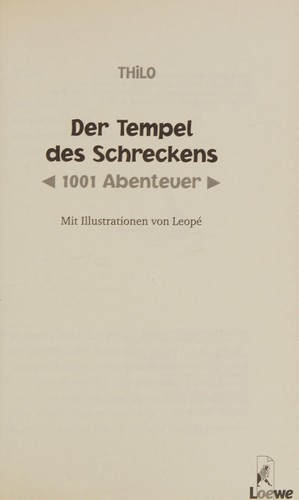 1001 Abenteuer. Der Tempel des Schreckens