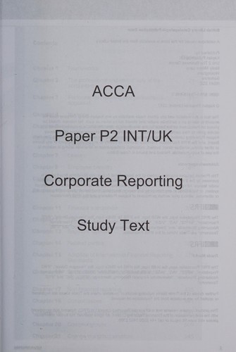 ACCA Paper P2