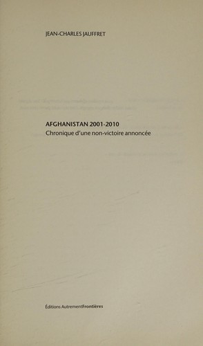 Afghanistan 2001-2010