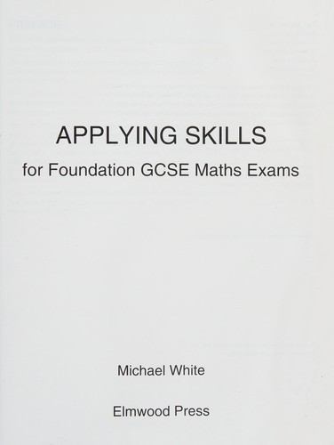 Applying Skills for Foundation GCSE Maths Exams
