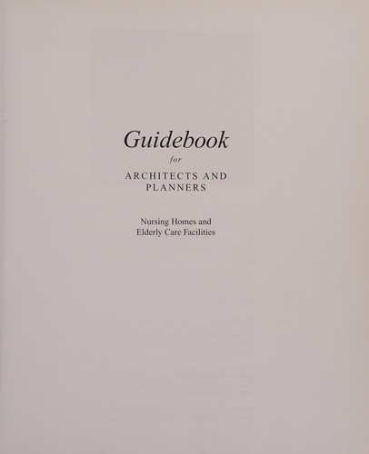 Arjo Guidebook - For Architects and Planners