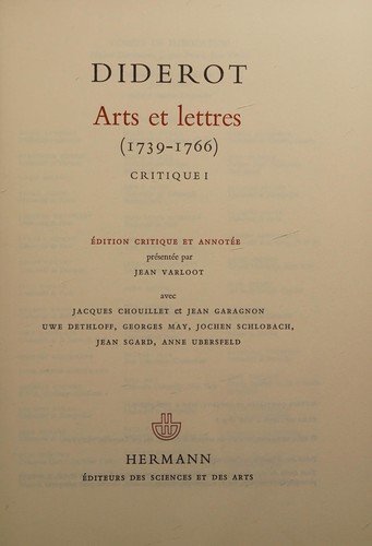 Arts et lettres : Critiques 1