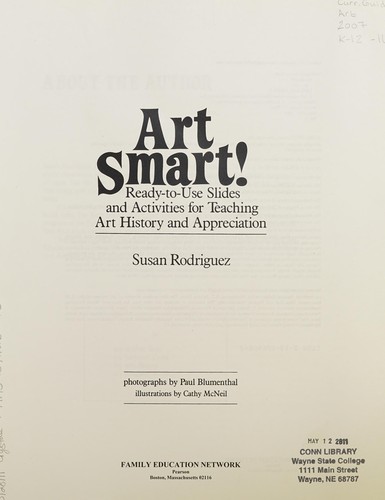 Art Smart! Ready-to-Use Slides and Activities for Teaching Art History and Appreciation