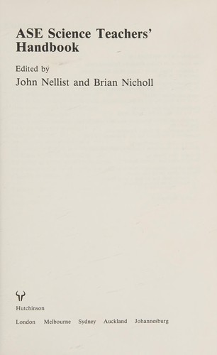 ASE science teacher's handbook