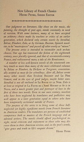 Beatrix (The New Library of French Classics)