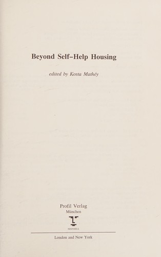 Beyond self-help housing