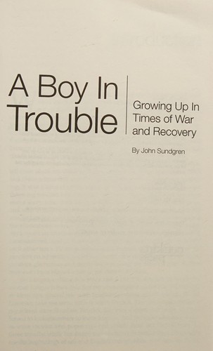 A Boy in Trouble