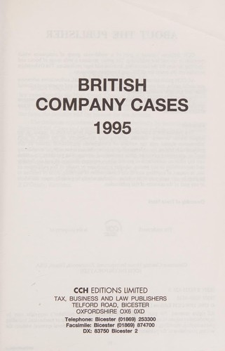 British Company Cases