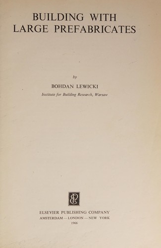 Building with Large Prefabricates