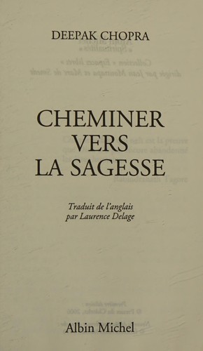Cheminer Vers La Sagesse (Collections Spiritualites) (French Edition)