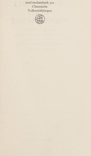 Chinesische Volkserzählungen