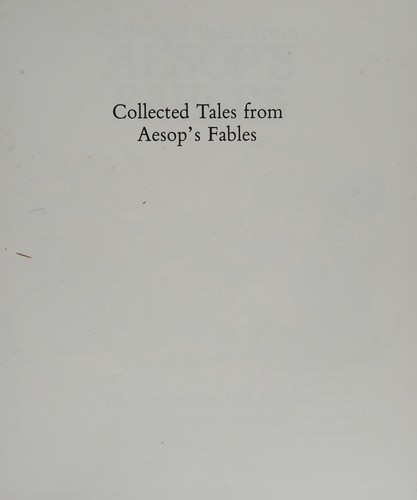 Collected tales from Aesop's fables