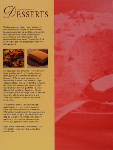 Complete book of Desserts
