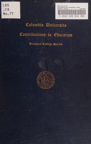 Completion-Test Language Scales (Classic Reprint)