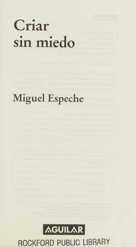 CRIAR SIN MIEDO (Spanish Edition)