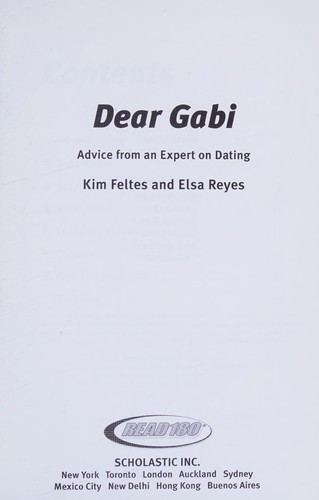 Dear Gabi