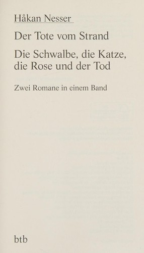 Der Tote Vom Strand/Die Schwalbe, Die Katze, Die Rose Und Der Tod (German Edition)