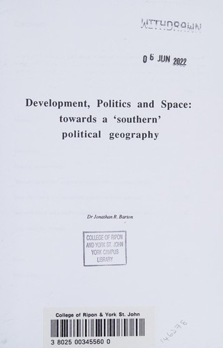 Development, politics and space