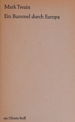 Ein Bummel Durch Europa