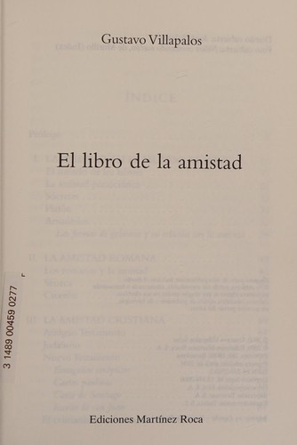 El Libro De La Amistad