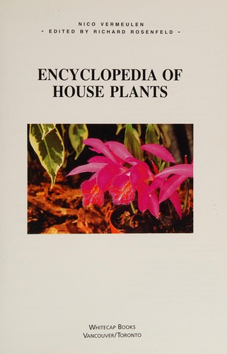 Encyclopedia of House Plants Whitecap Edition