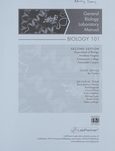 General Biology Laboratory Manual