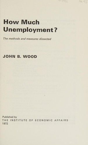 How much unemployment?