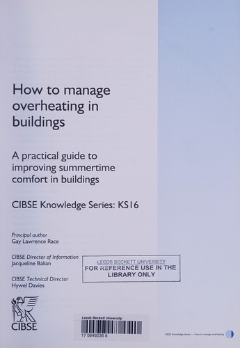 How to Manage Overheating in Buildings
