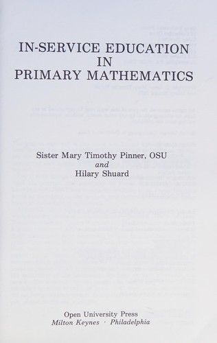 In-service education in primary mathematics