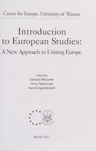 Introduction to European Studies