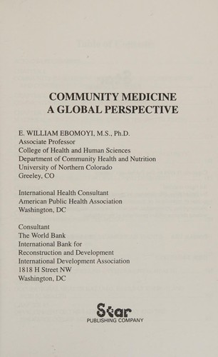 Community Medicine