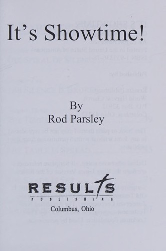 It's Showtime, It's Your Time in the Spotlight of God's Favor