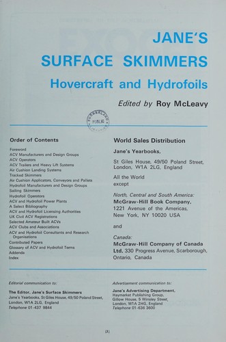Jane's Surface Skimmers