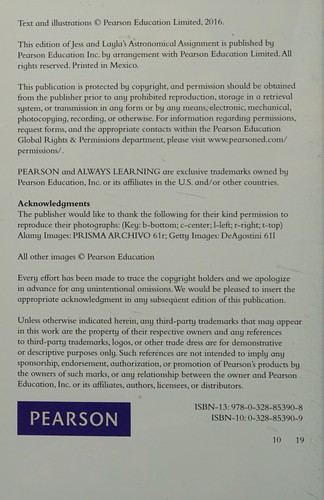 JESS & LAYLAS ASTRONOMICAL ASSIGNMENT  COPYRIGHT 2016