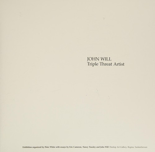 John Will, triple threat artist