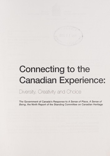 Connecting to the Canadian experience