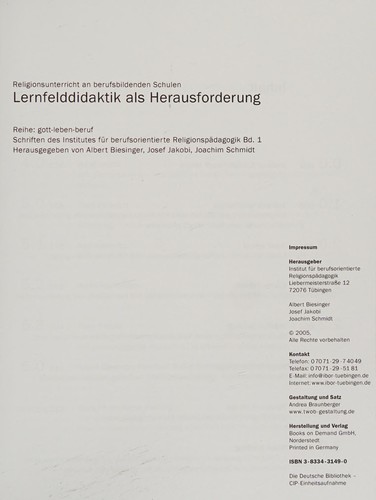 Lernfelddidaktik als Herausforderung