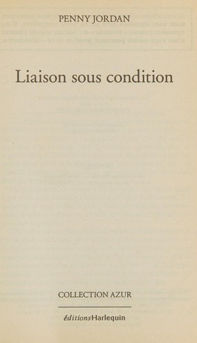 Liaison Sous Condition